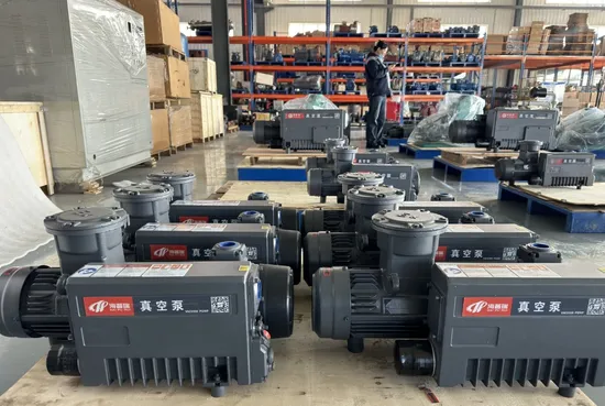 Rotary Dry Vane Vacuum Pump Single Stage Industrial Air Extraction